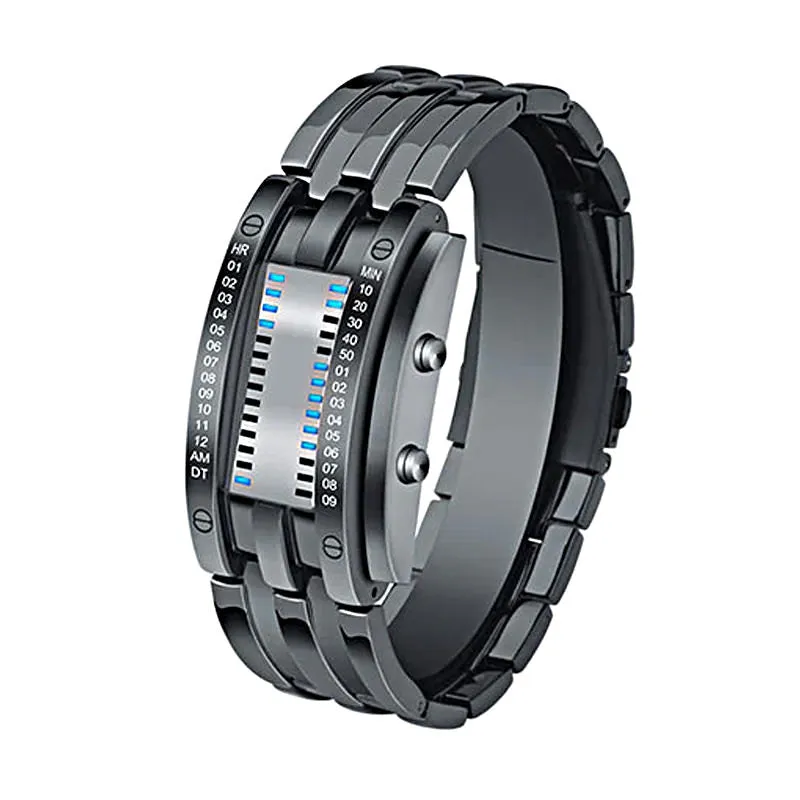 SKMEI 0926 Innovative LED Binary Watch for Men w/ 50m Waterproof