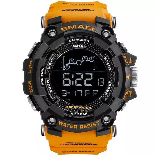 SMAEL Army LED Sports Watch: Military Style Digital Timepiece for Active Men