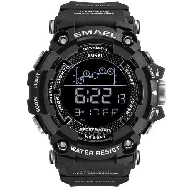 SMAEL Army LED Sports Watch: Military Style Digital Timepiece for Active Men