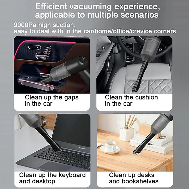 Small Portable Wireless High Power Desktop Keyboard Car Vacuum Cleaner