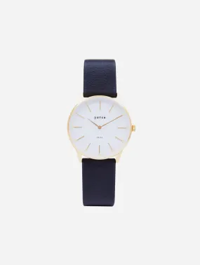 Solar Classic Appleskin Vegan Leather Watch | Gold & Black