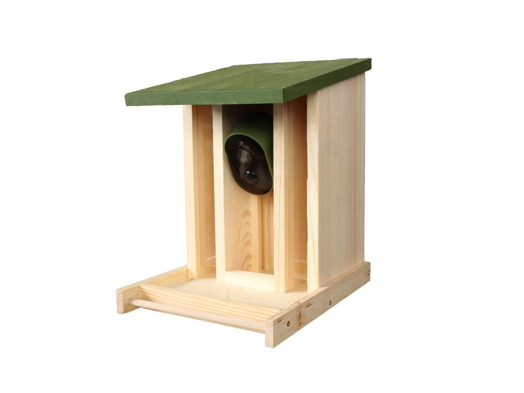 Solar Powered WiFi Camera Wooden Bird Feeder Kit