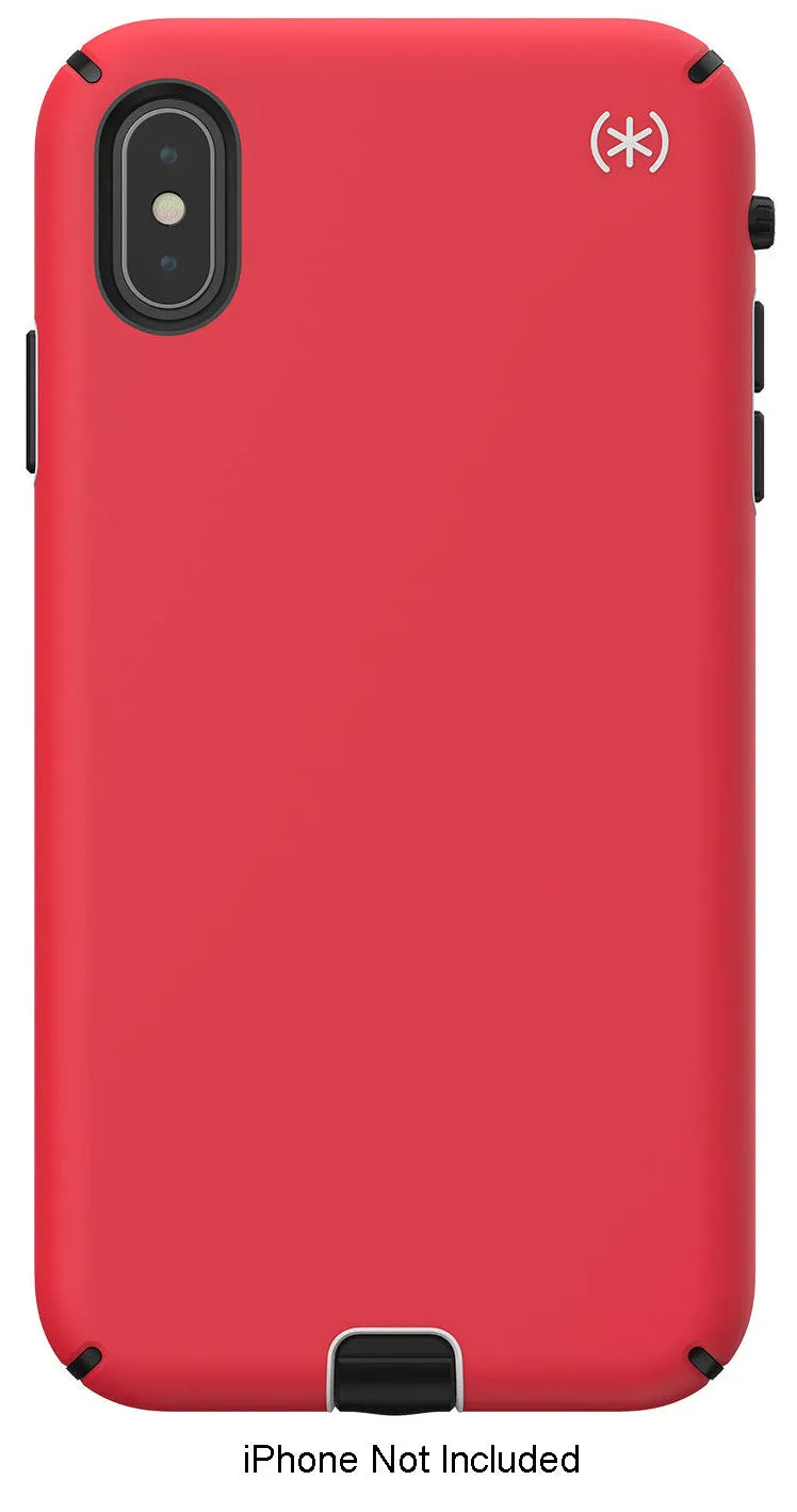 Speck Presidio Sport Heart Rate Red And Sidewalk Grey iPhone XS Max Case - 1171156685