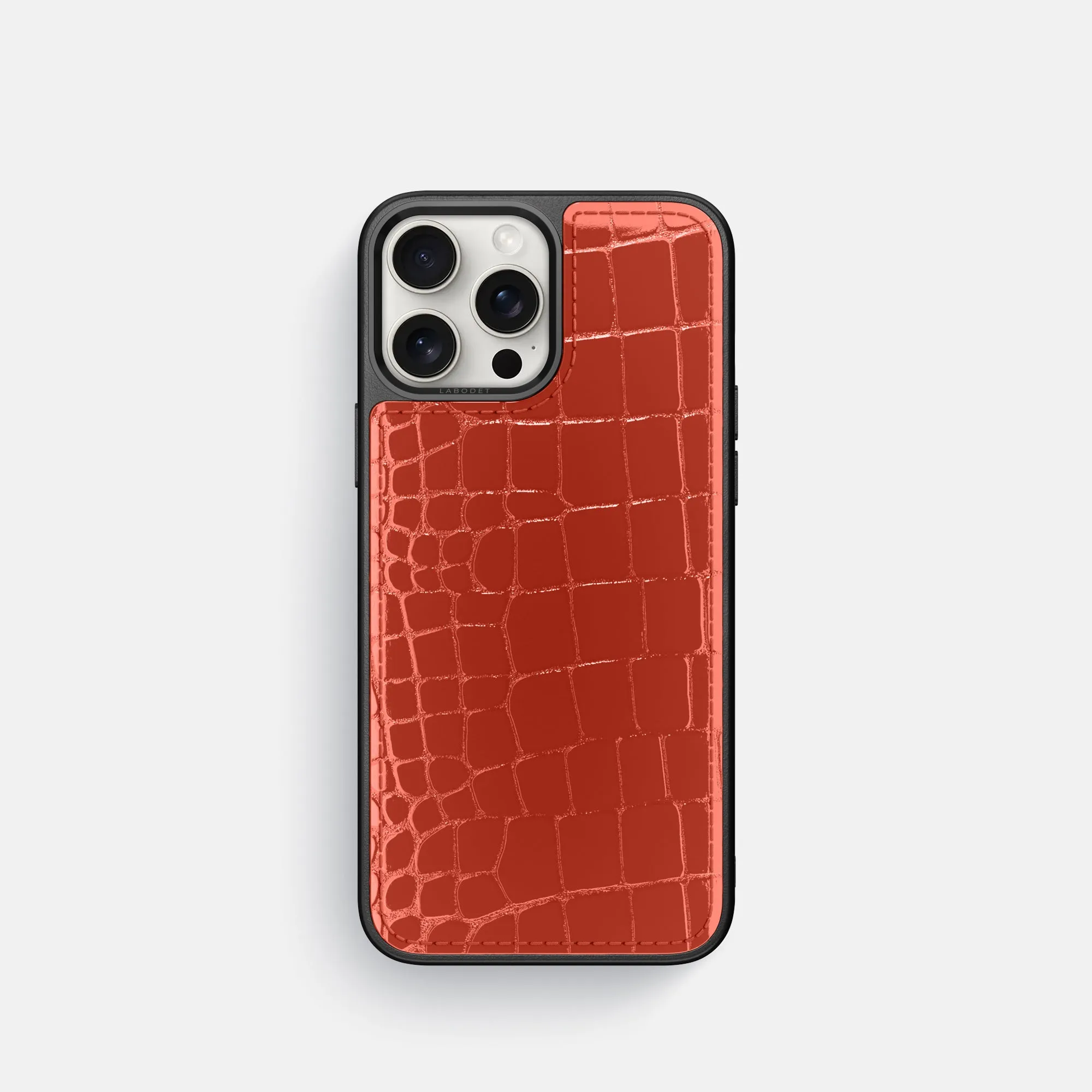 Sport Case For iPhone 16 Pro In Shiny Alligator