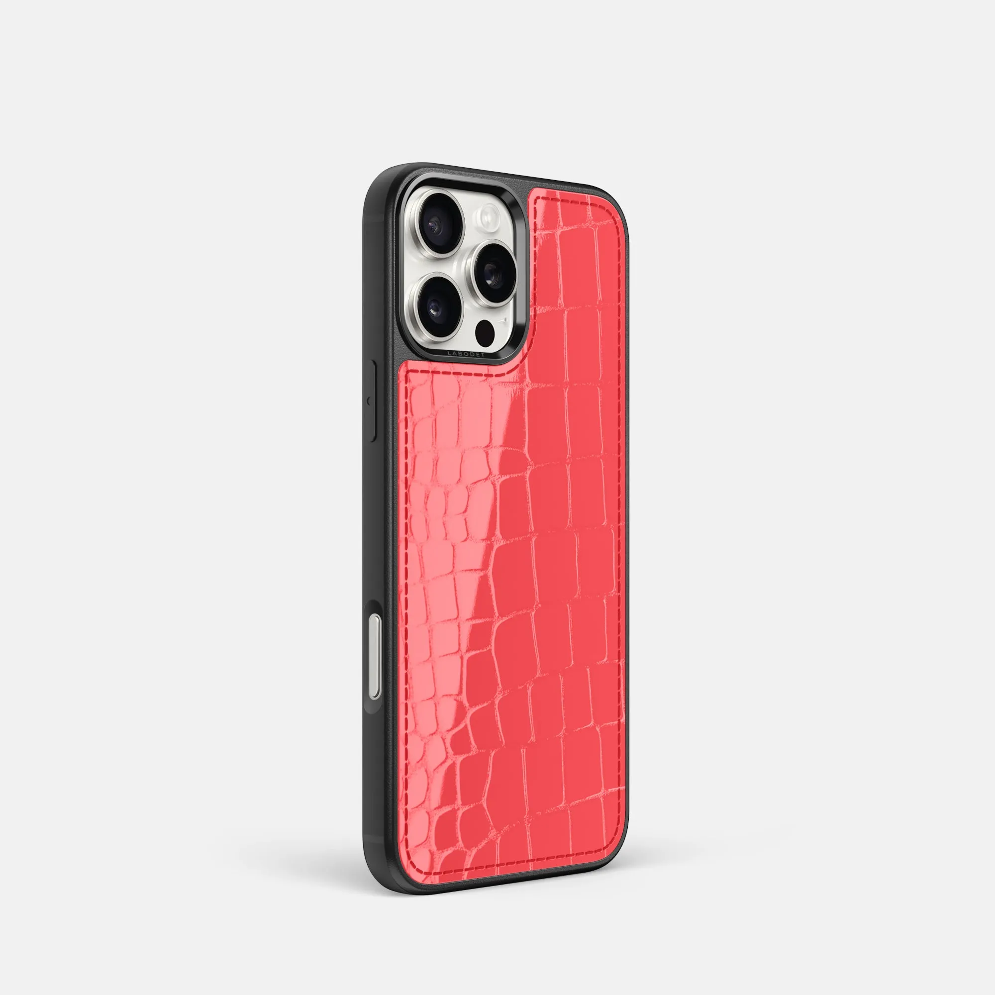 Sport Case For iPhone 16 Pro In Shiny Alligator