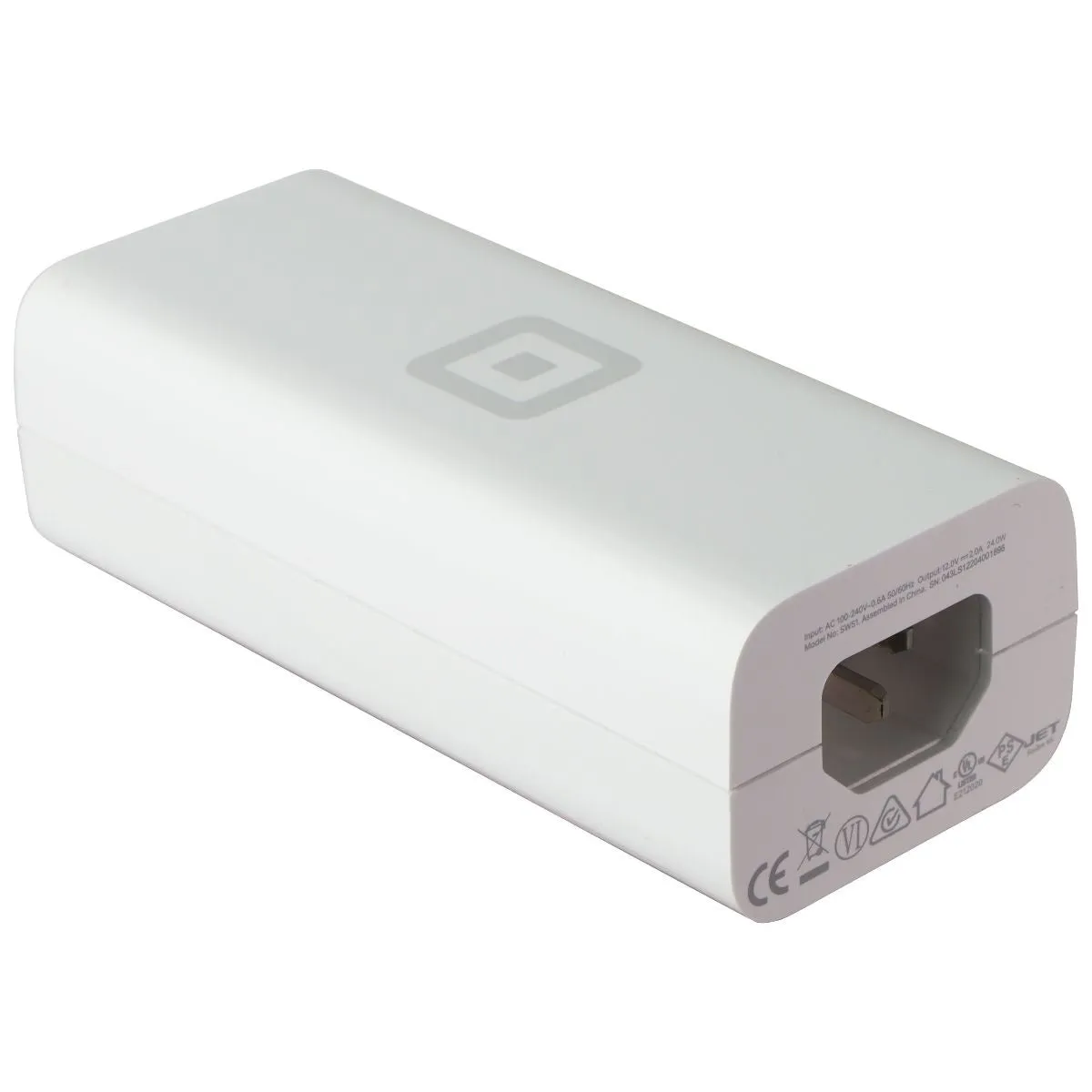 Square (SWS1) 12V/2A (24W) AC Adapter - Brick Only - White