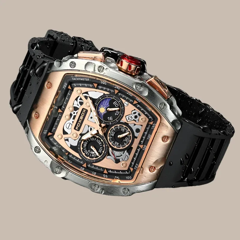 Stainless Steel Waterproof Luxury Wristwatch