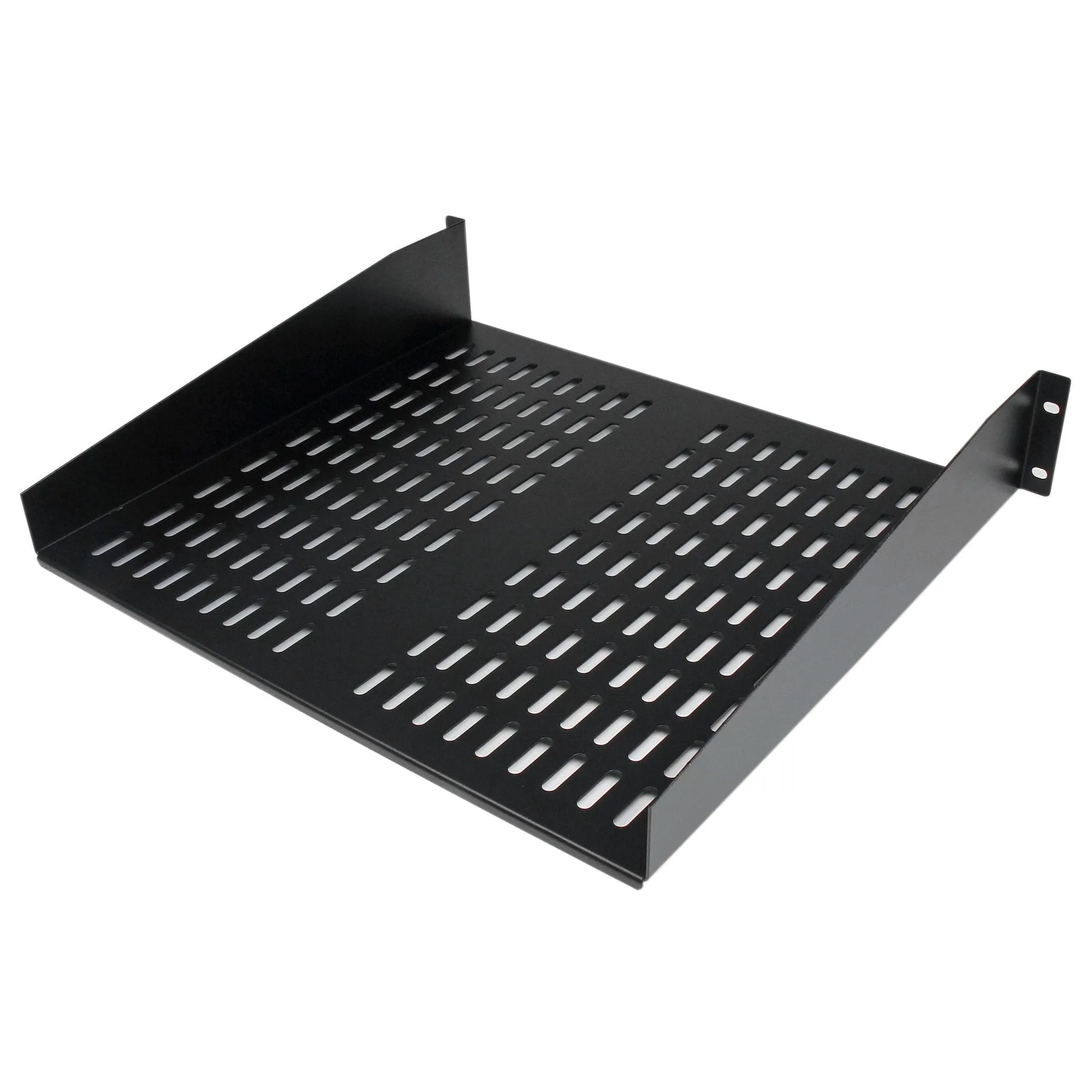 Startech.Com 1U Server Rack Shelf, 2U 16In Universal Fixed Vented Network Rack Shelf/Cantilever Tray For 19" Av/Data/Net