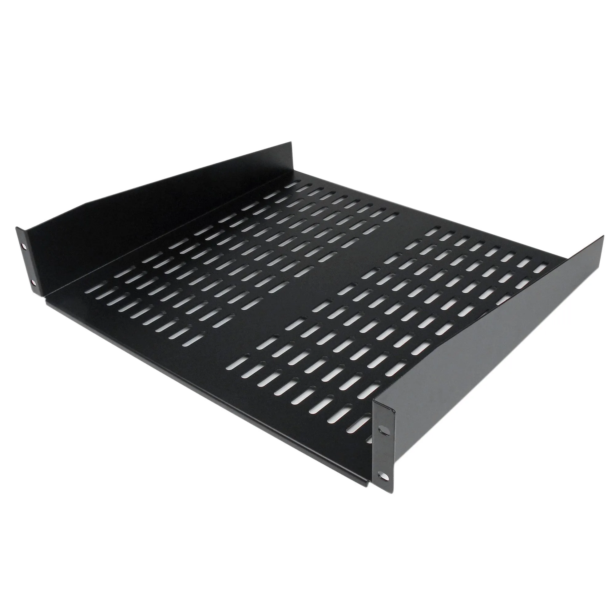 Startech.Com 1U Server Rack Shelf, 2U 16In Universal Fixed Vented Network Rack Shelf/Cantilever Tray For 19" Av/Data/Net