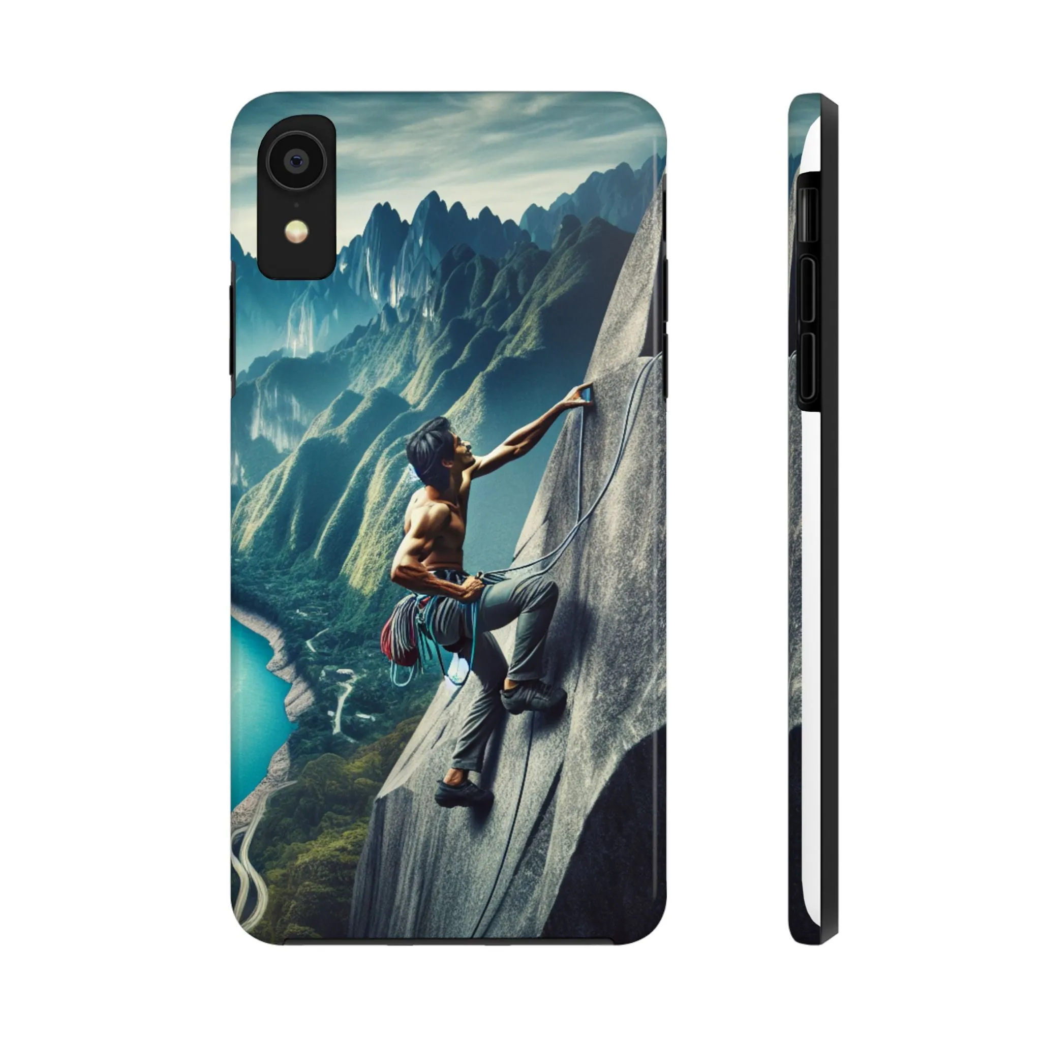 Summit Edge: Climbing Above the Serpent Rive Tough Phone Cases