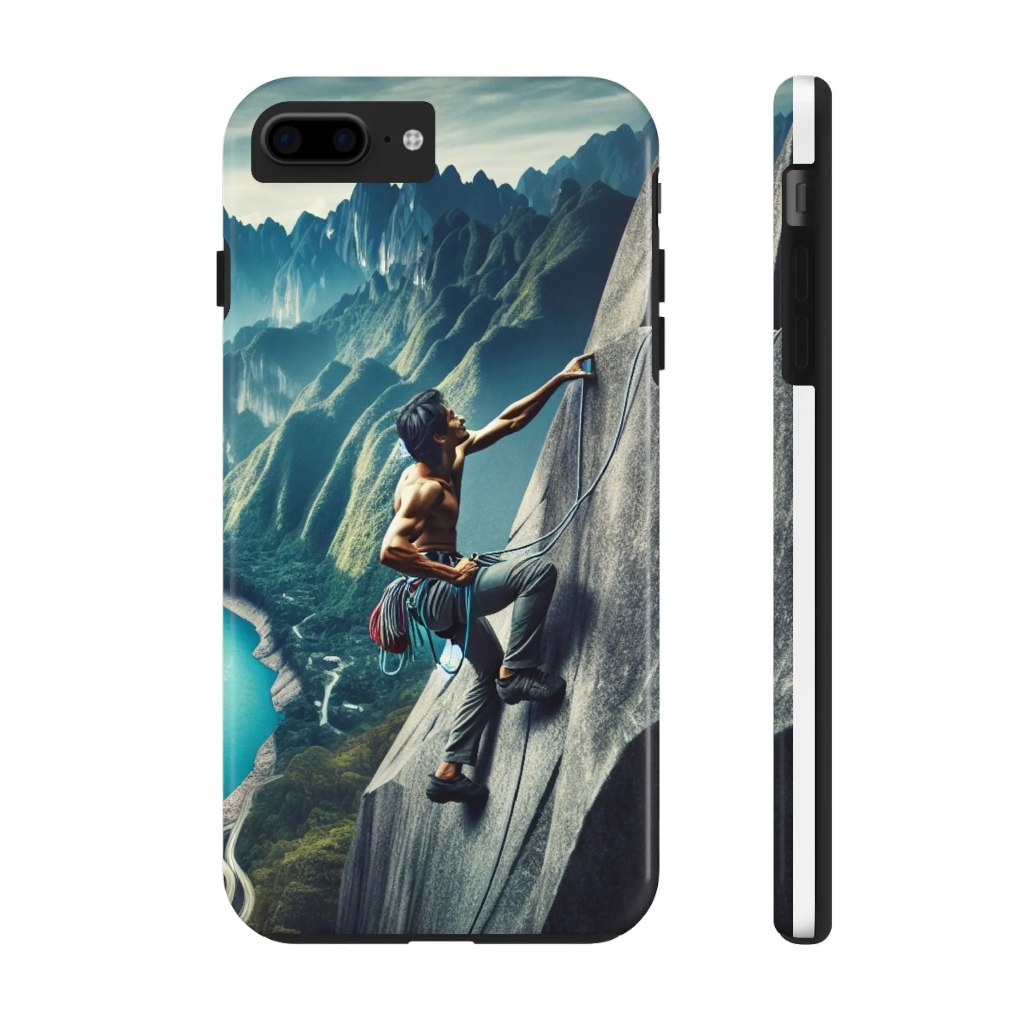 Summit Edge: Climbing Above the Serpent Rive Tough Phone Cases