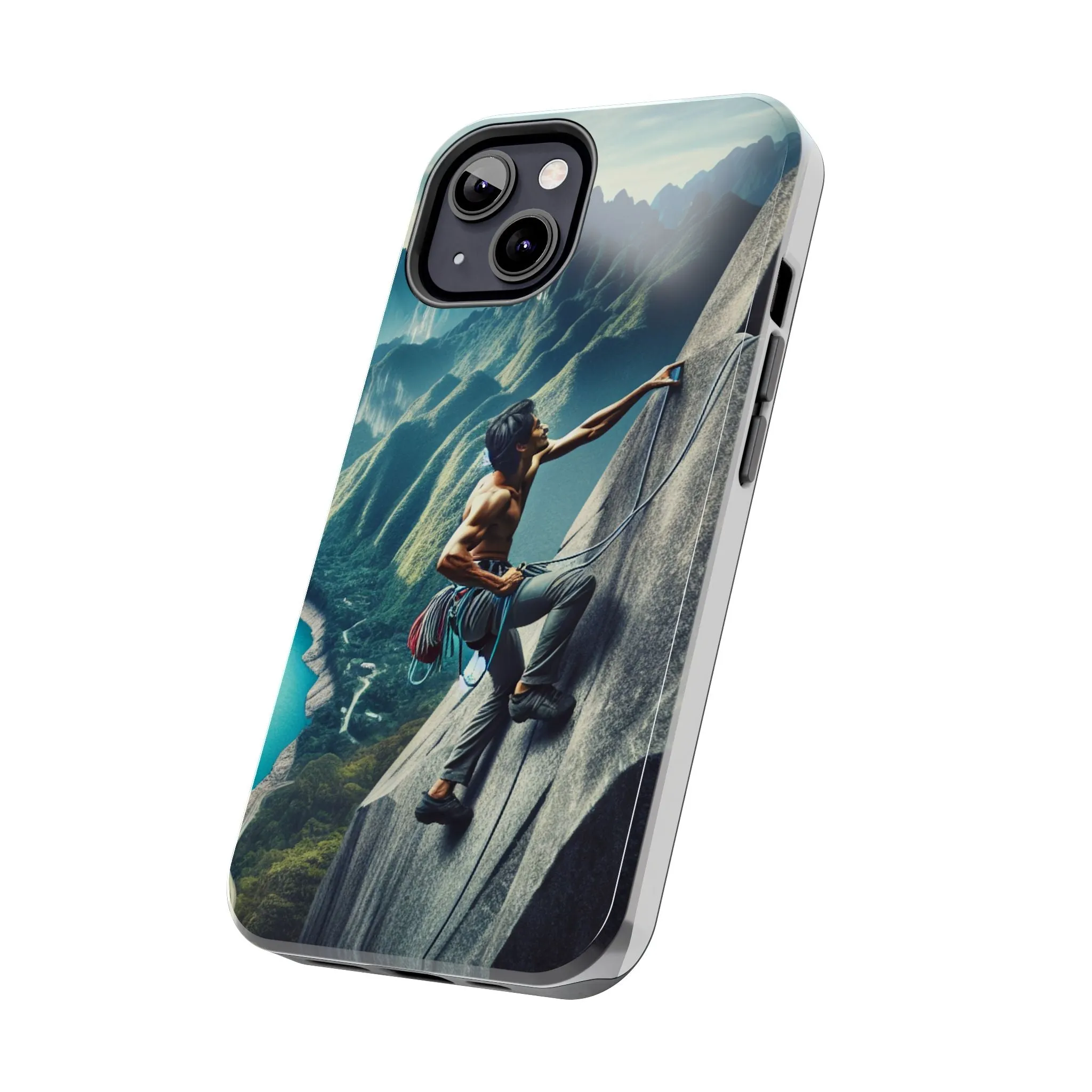 Summit Edge: Climbing Above the Serpent Rive Tough Phone Cases