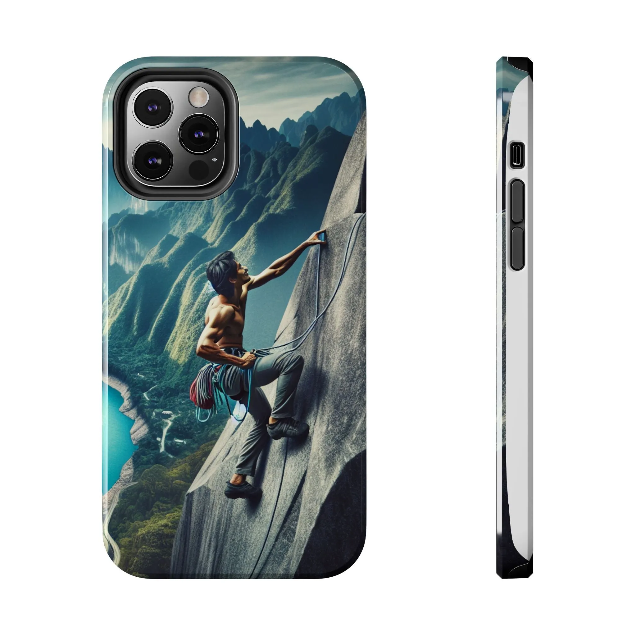 Summit Edge: Climbing Above the Serpent Rive Tough Phone Cases