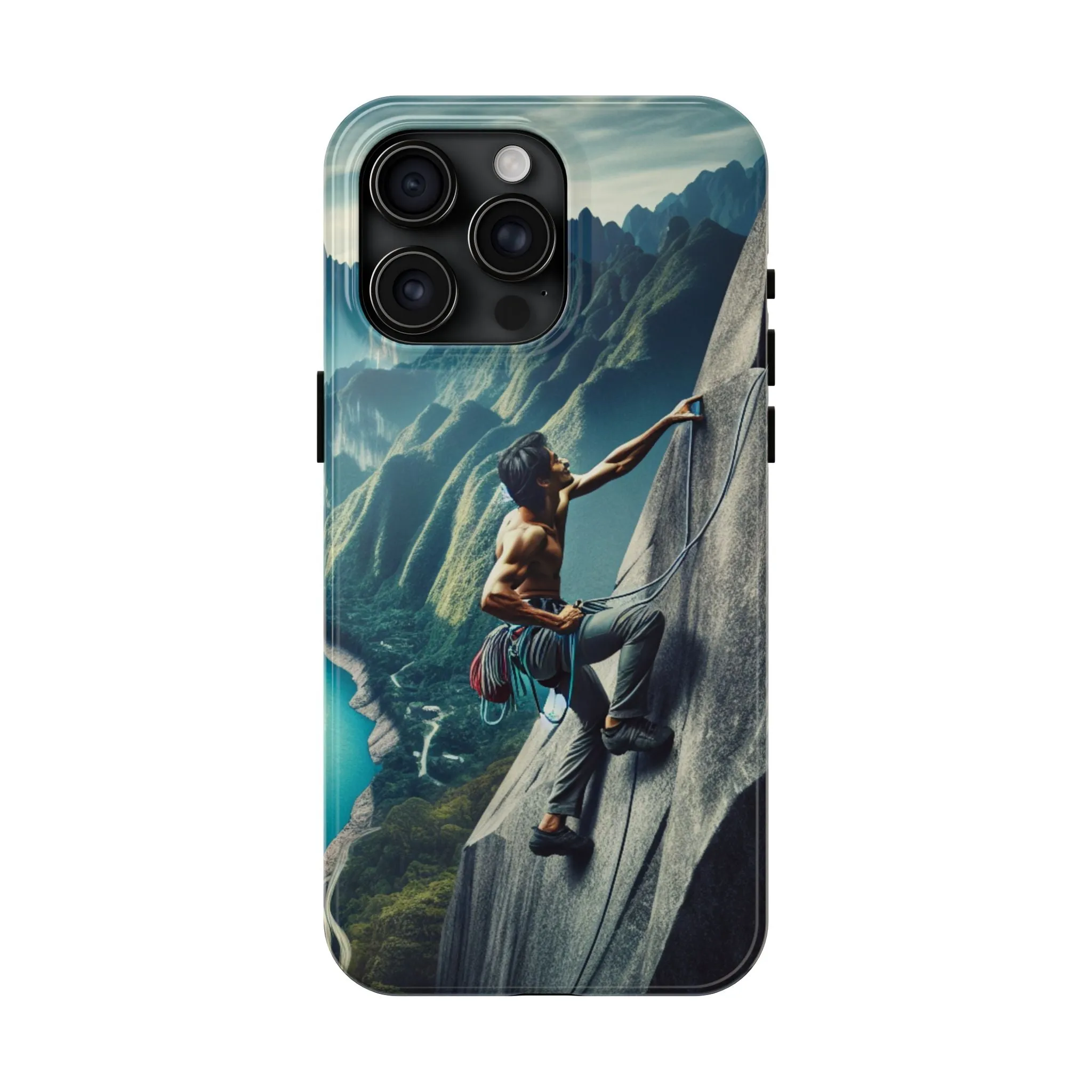 Summit Edge: Climbing Above the Serpent Rive Tough Phone Cases