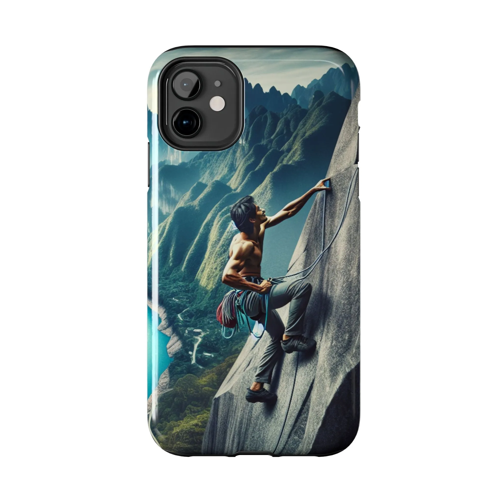 Summit Edge: Climbing Above the Serpent Rive Tough Phone Cases