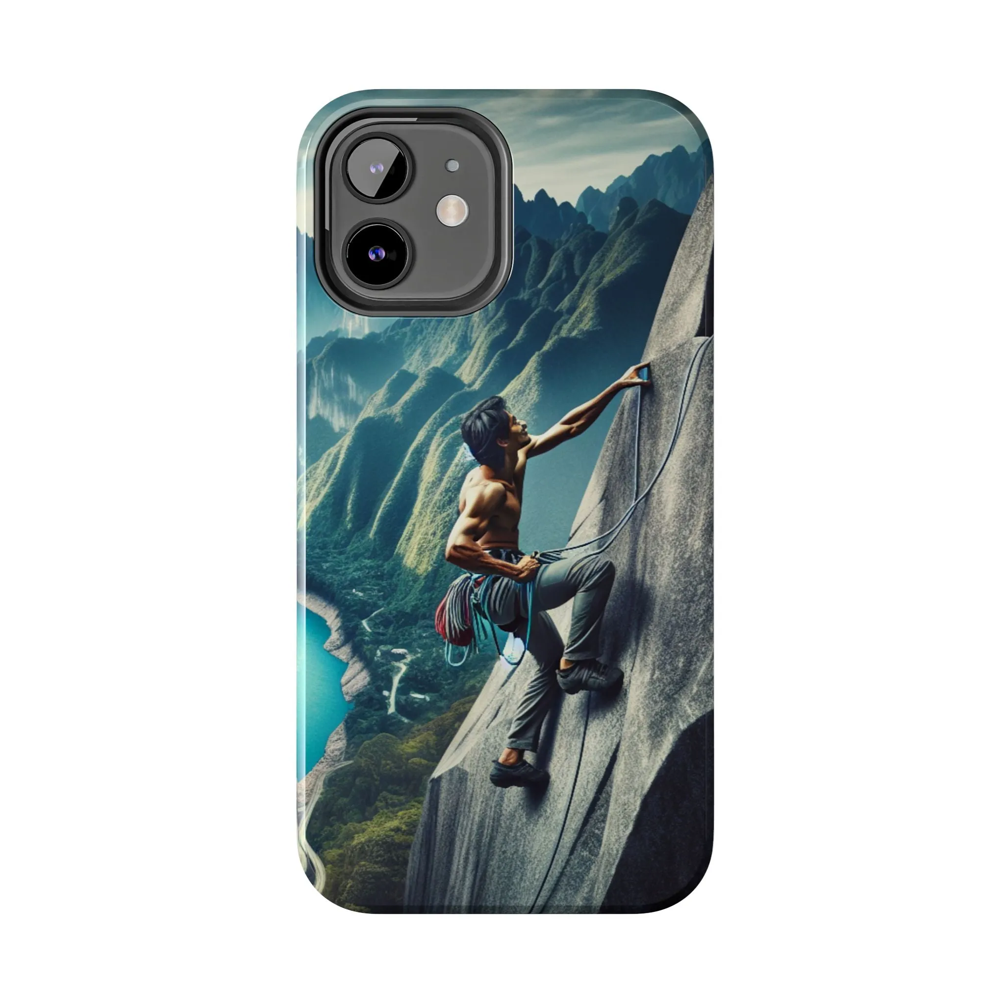 Summit Edge: Climbing Above the Serpent Rive Tough Phone Cases