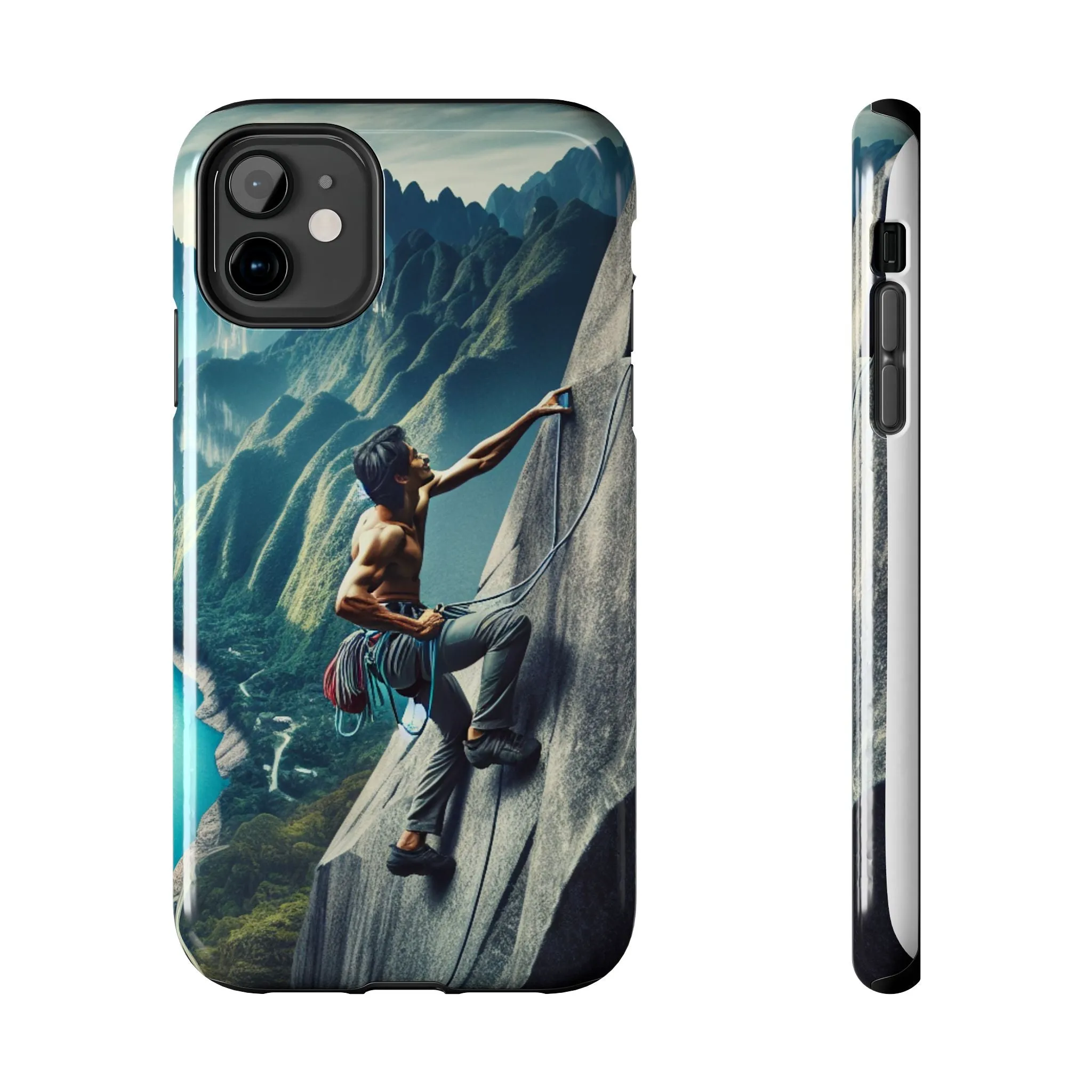 Summit Edge: Climbing Above the Serpent Rive Tough Phone Cases