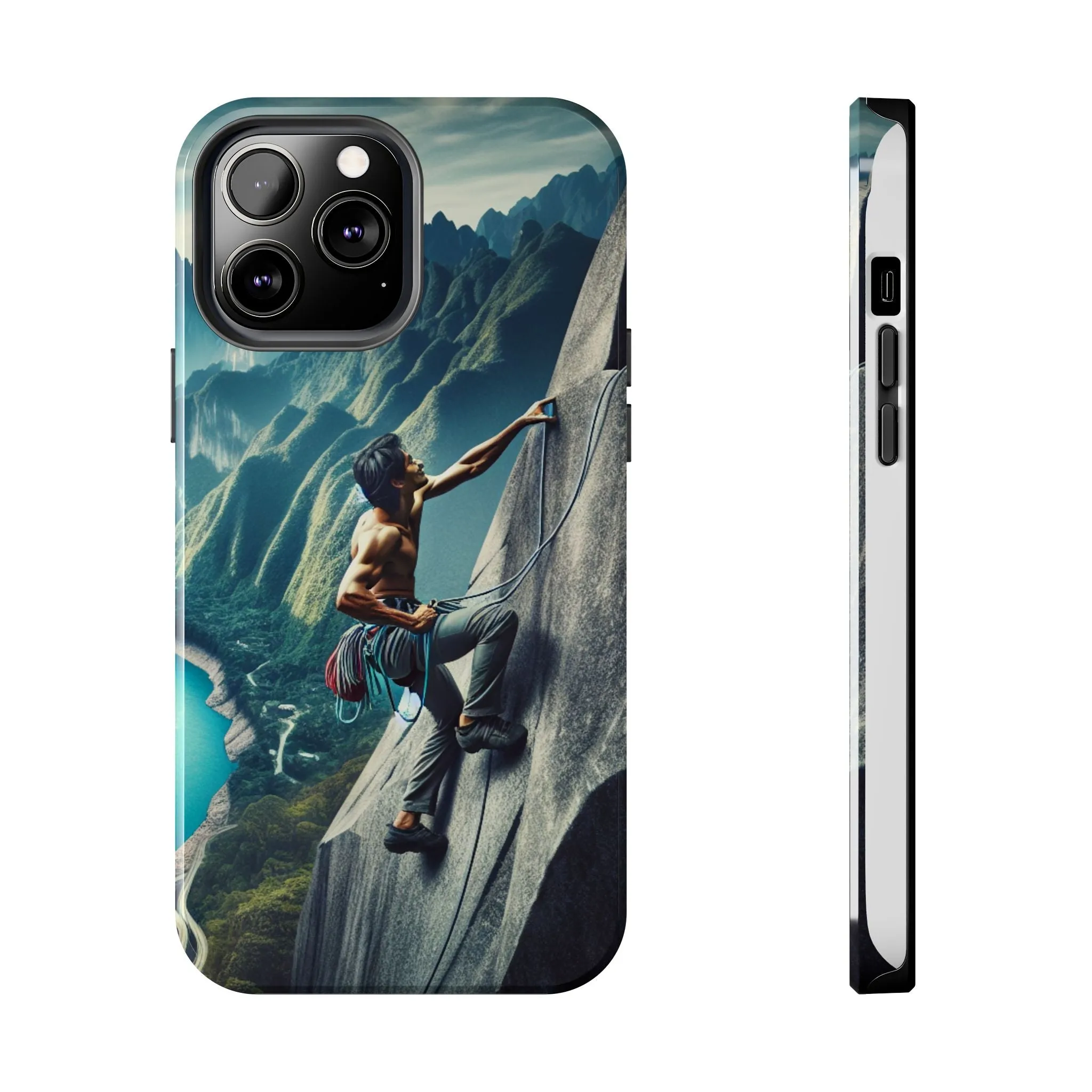 Summit Edge: Climbing Above the Serpent Rive Tough Phone Cases