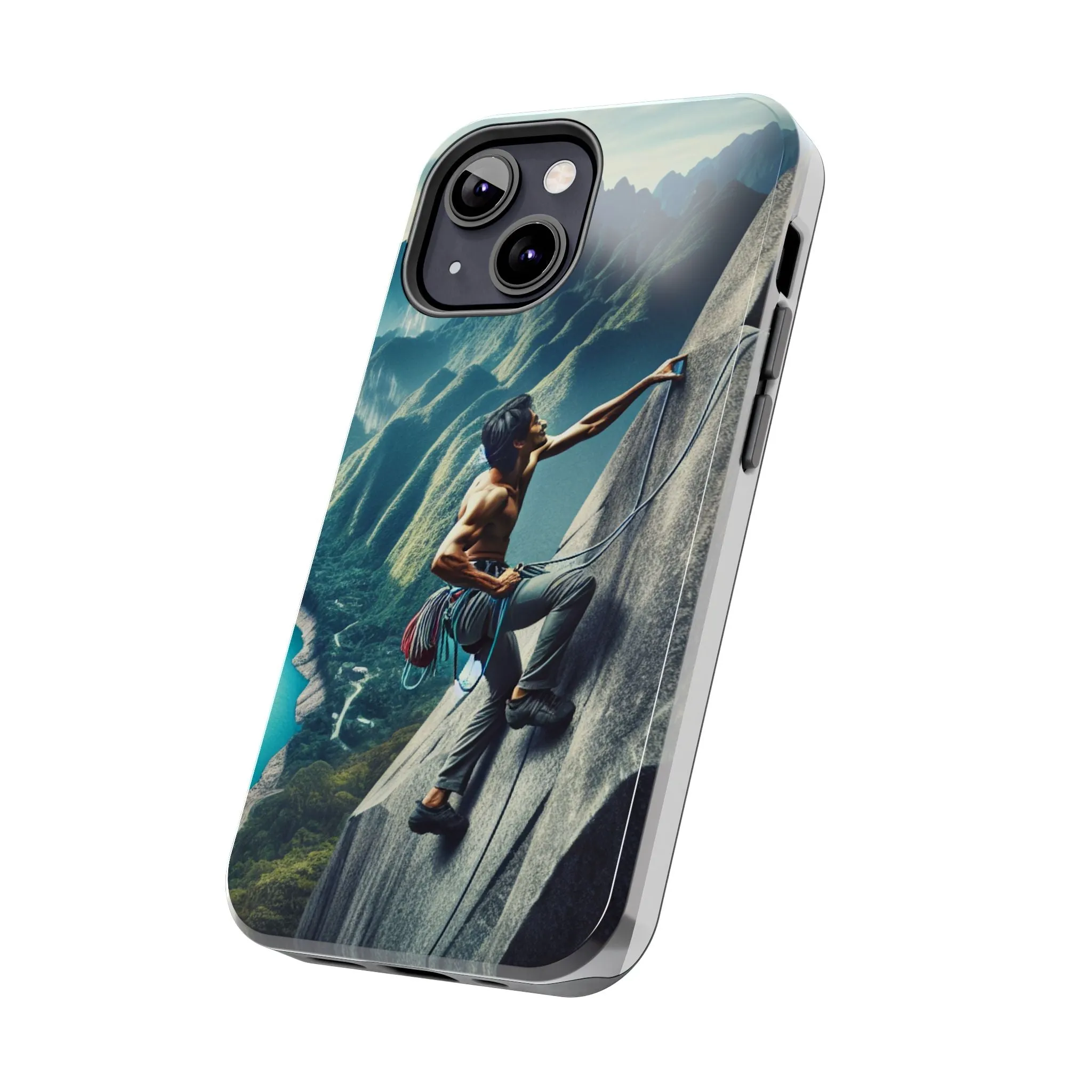 Summit Edge: Climbing Above the Serpent Rive Tough Phone Cases