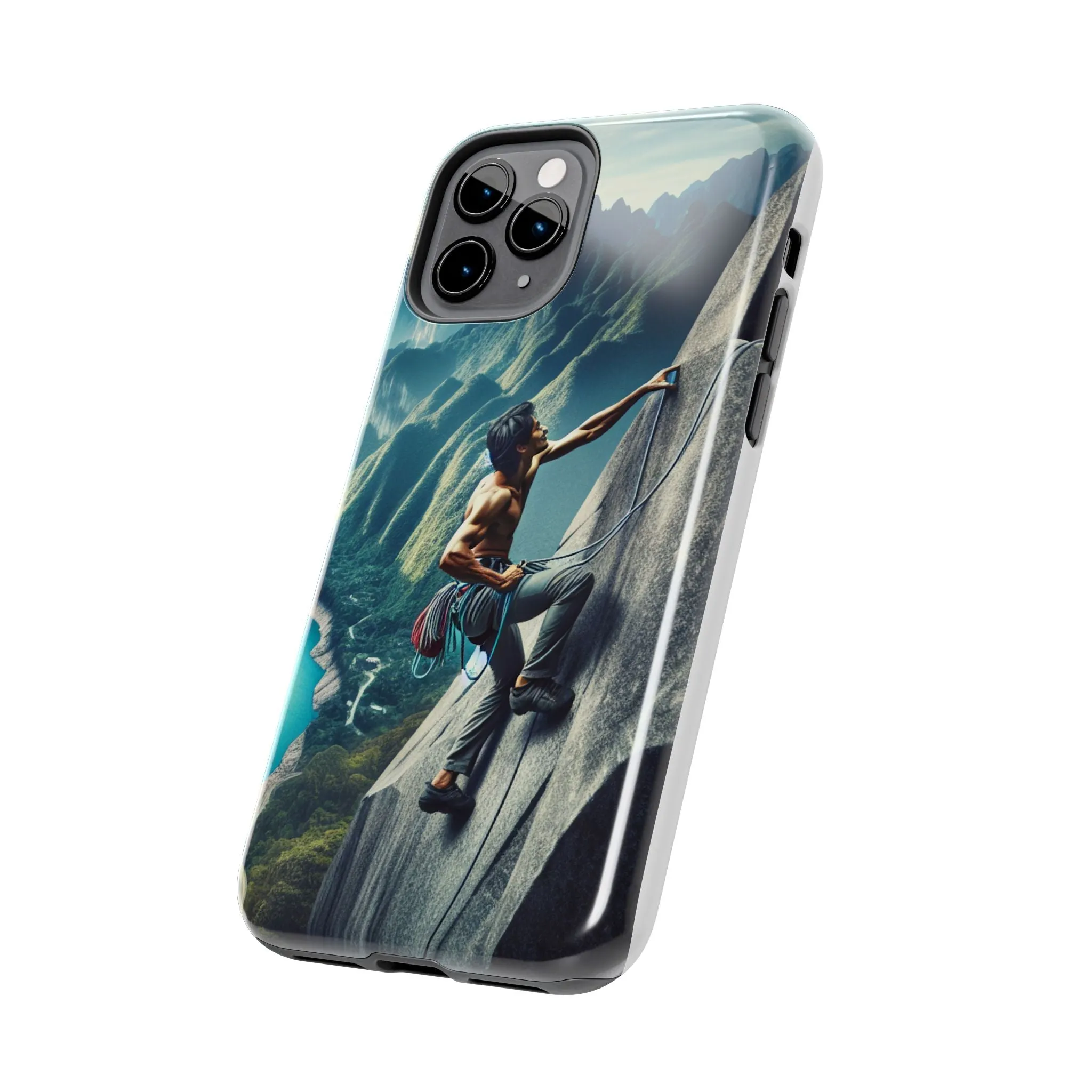 Summit Edge: Climbing Above the Serpent Rive Tough Phone Cases