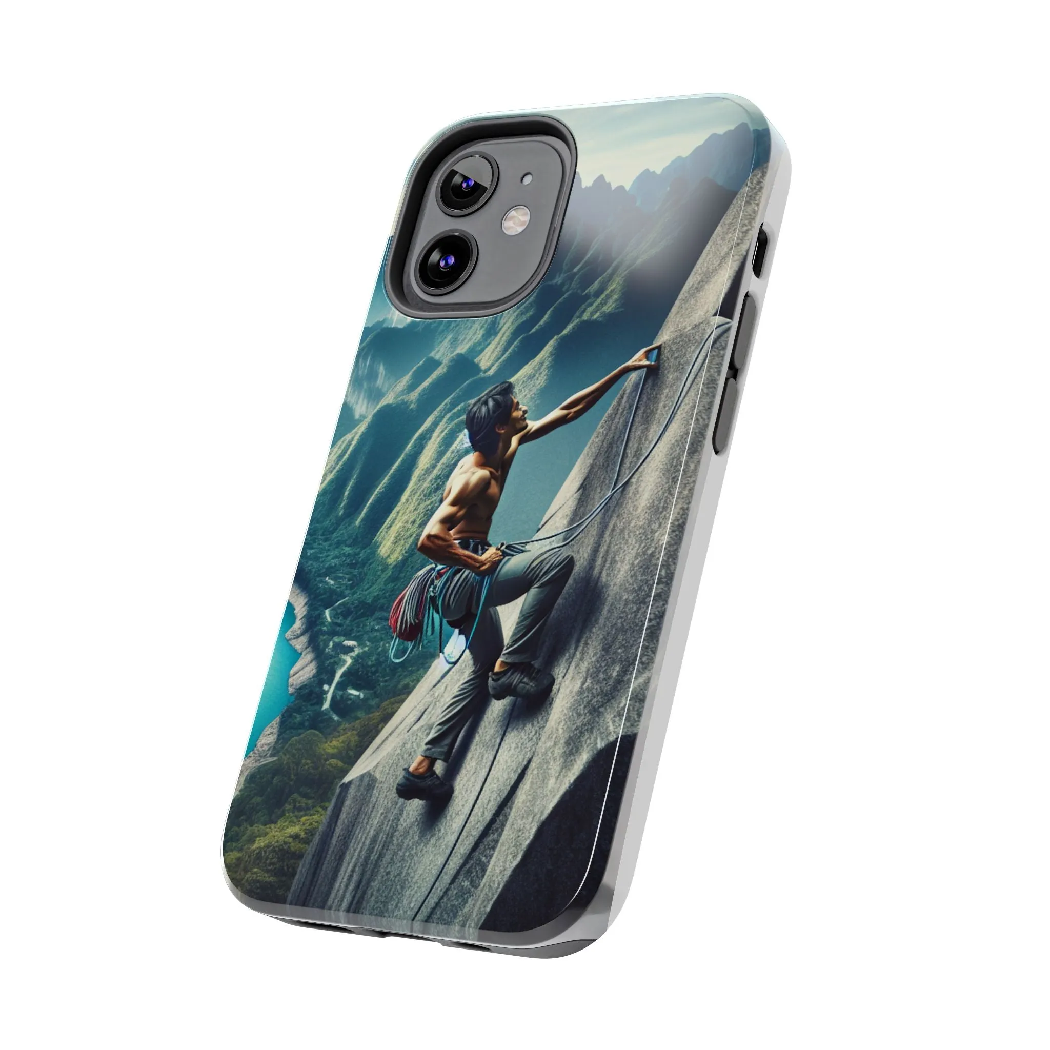 Summit Edge: Climbing Above the Serpent Rive Tough Phone Cases