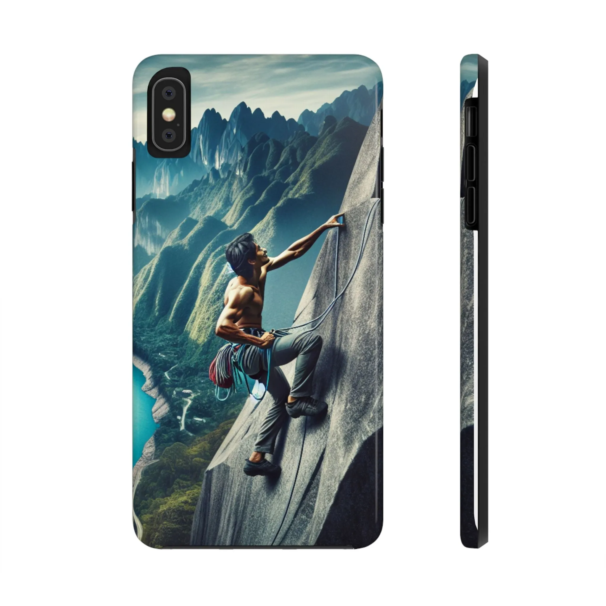 Summit Edge: Climbing Above the Serpent Rive Tough Phone Cases