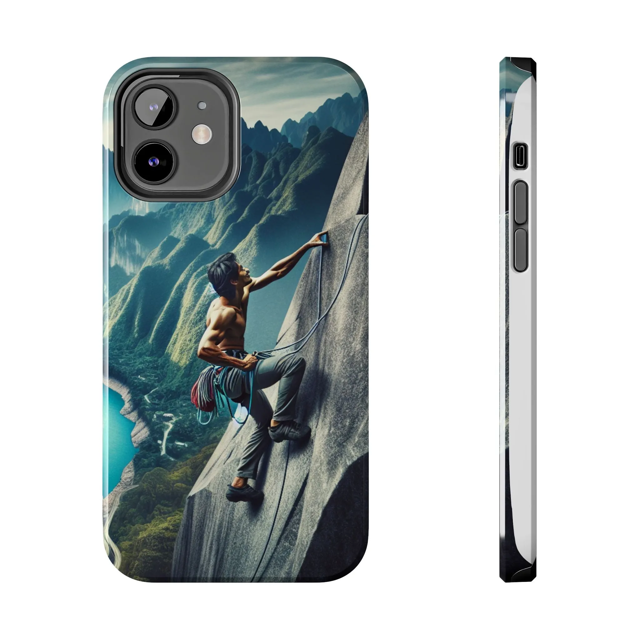 Summit Edge: Climbing Above the Serpent Rive Tough Phone Cases