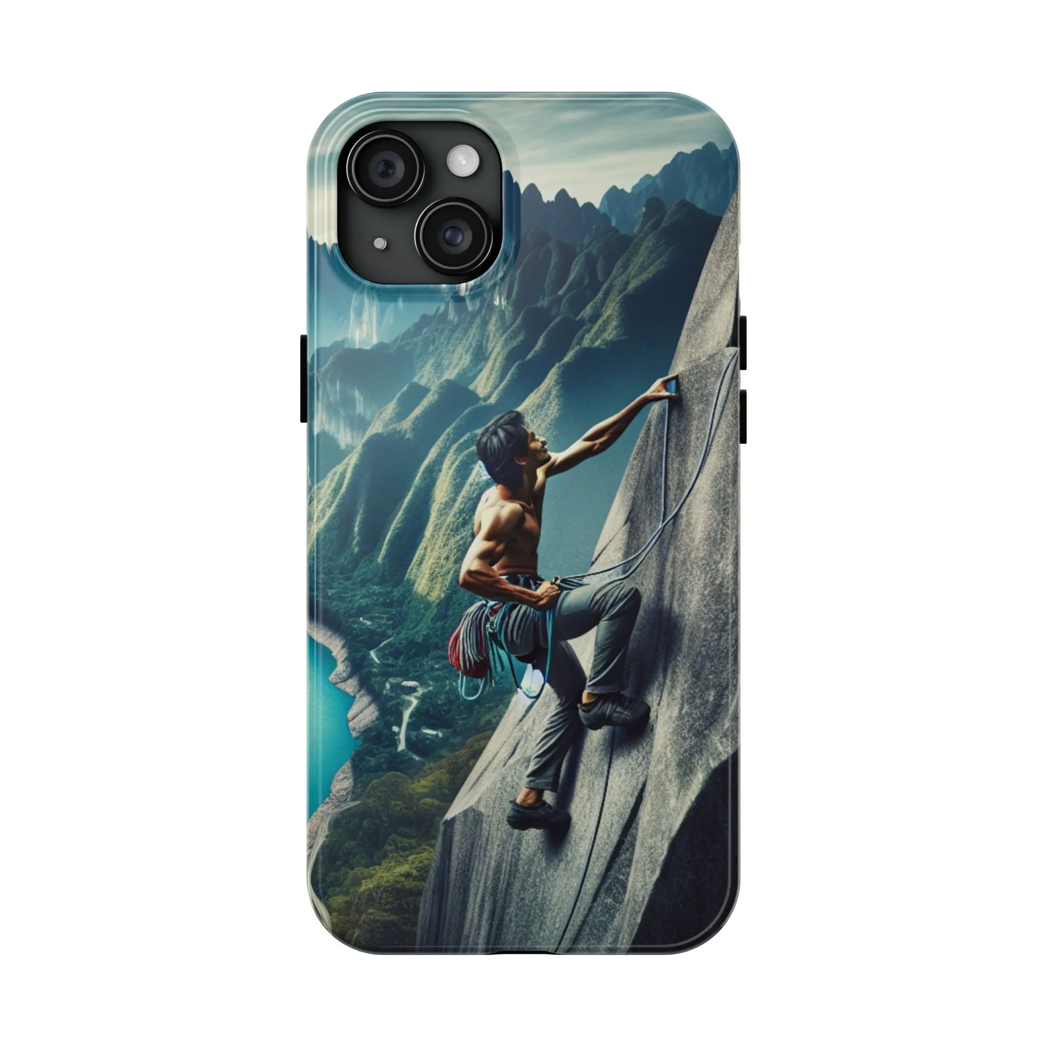 Summit Edge: Climbing Above the Serpent Rive Tough Phone Cases