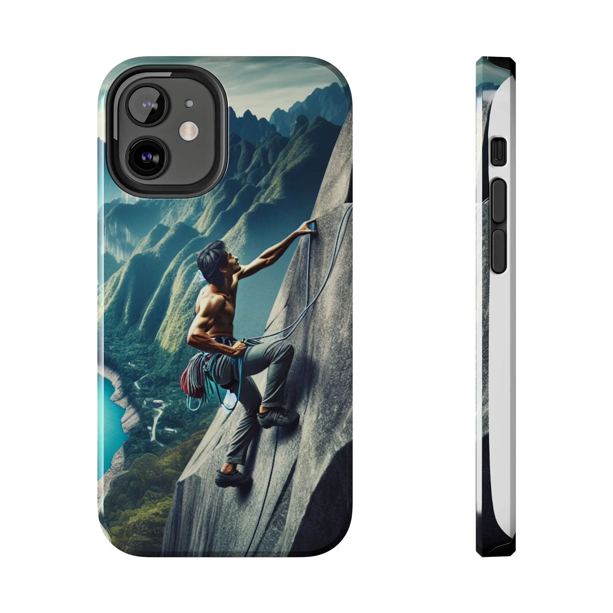 Summit Edge: Climbing Above the Serpent Rive Tough Phone Cases