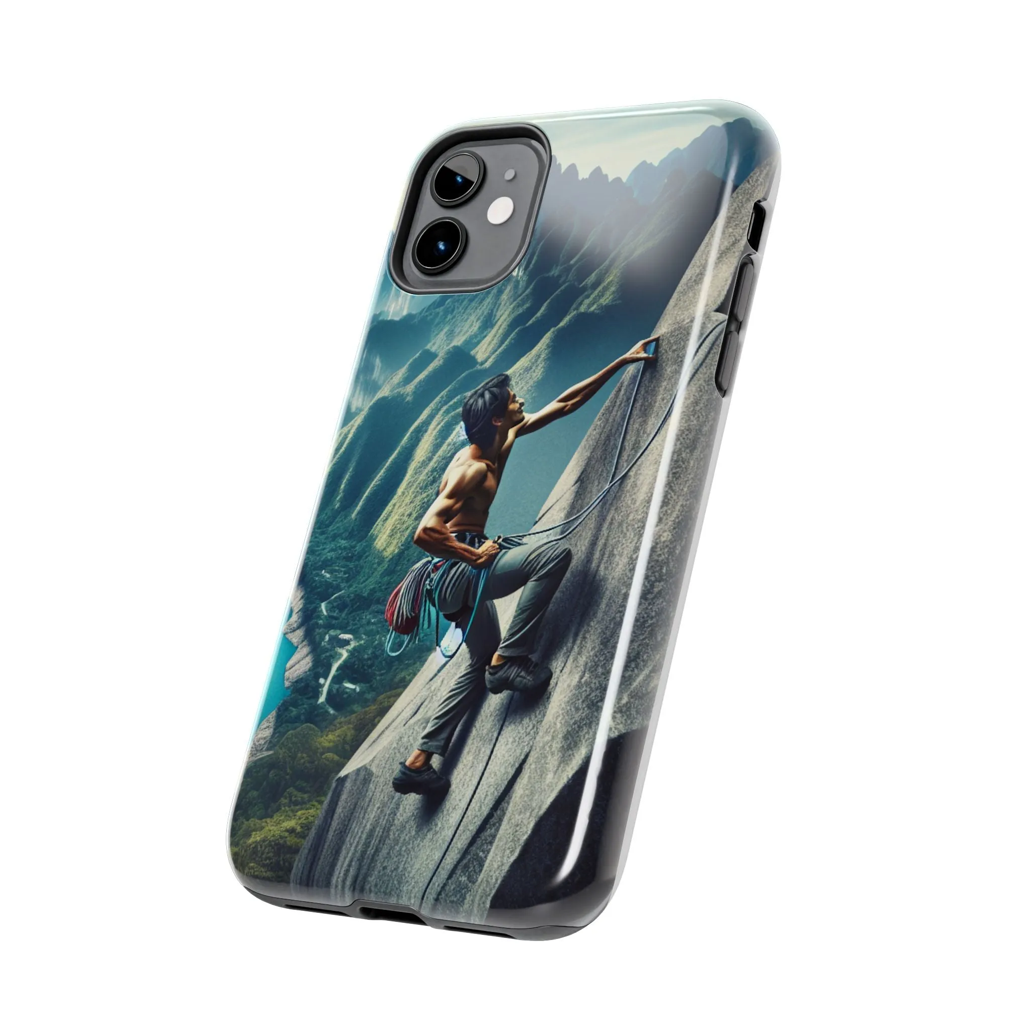 Summit Edge: Climbing Above the Serpent Rive Tough Phone Cases