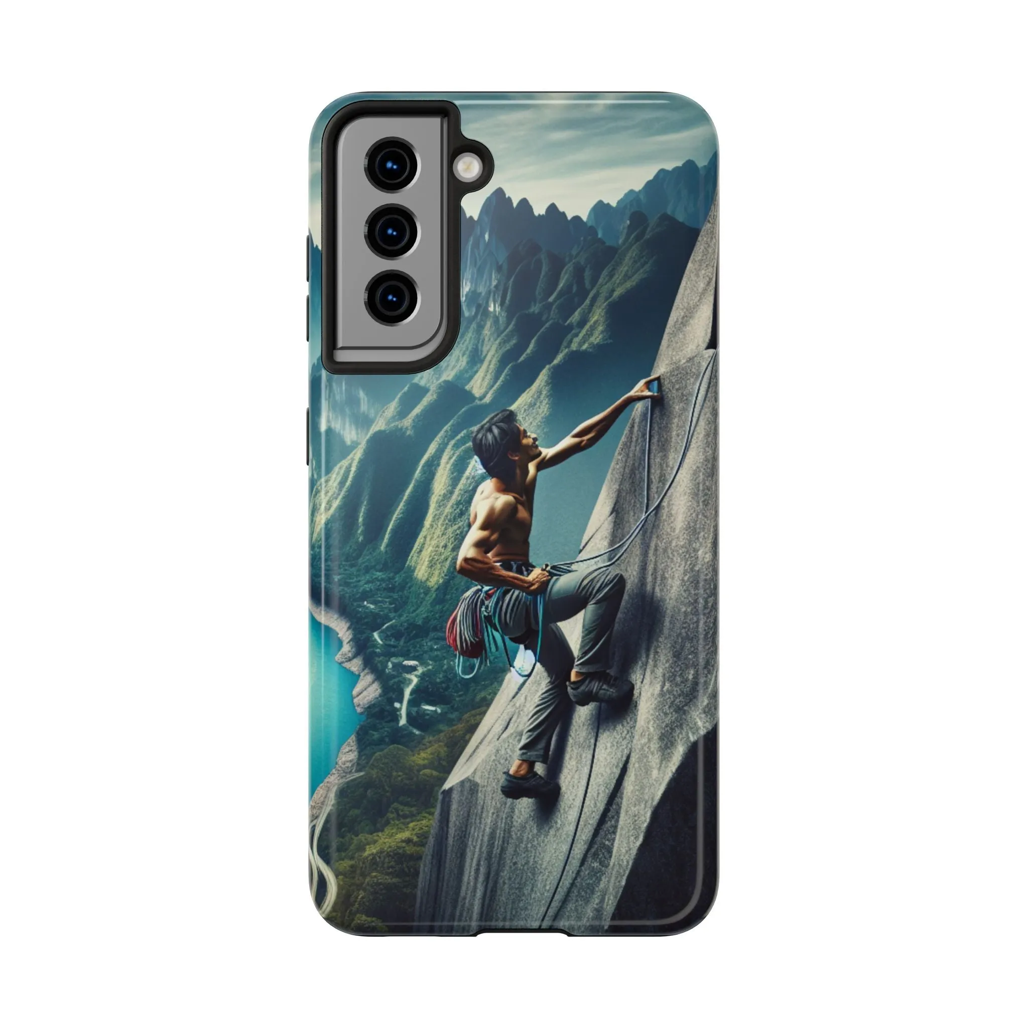 Summit Edge: Climbing Above the Serpent Rive Tough Phone Cases