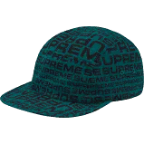 Supreme Repeater Camp Cap Teal