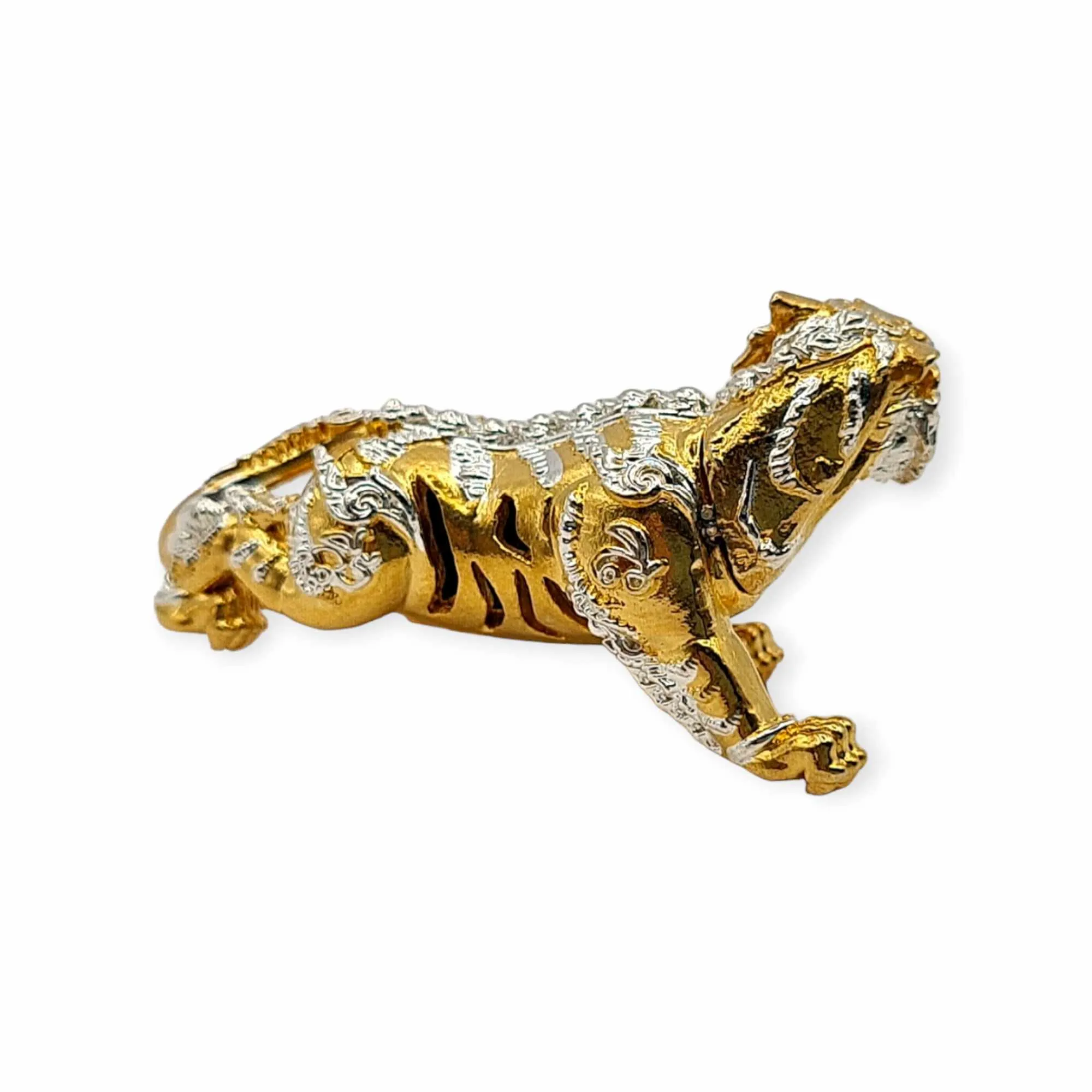 Thai amulet rian Tiger Sur Saming Powerful Protection Charm Bring lucky fortune Genuine Authentic with Waterproof case