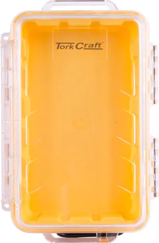 TORK CRAFT MICRO CASE YELL. 198 X 130 X 53MM SIL./LINER WITH CARABIN.CLIP PLC18090