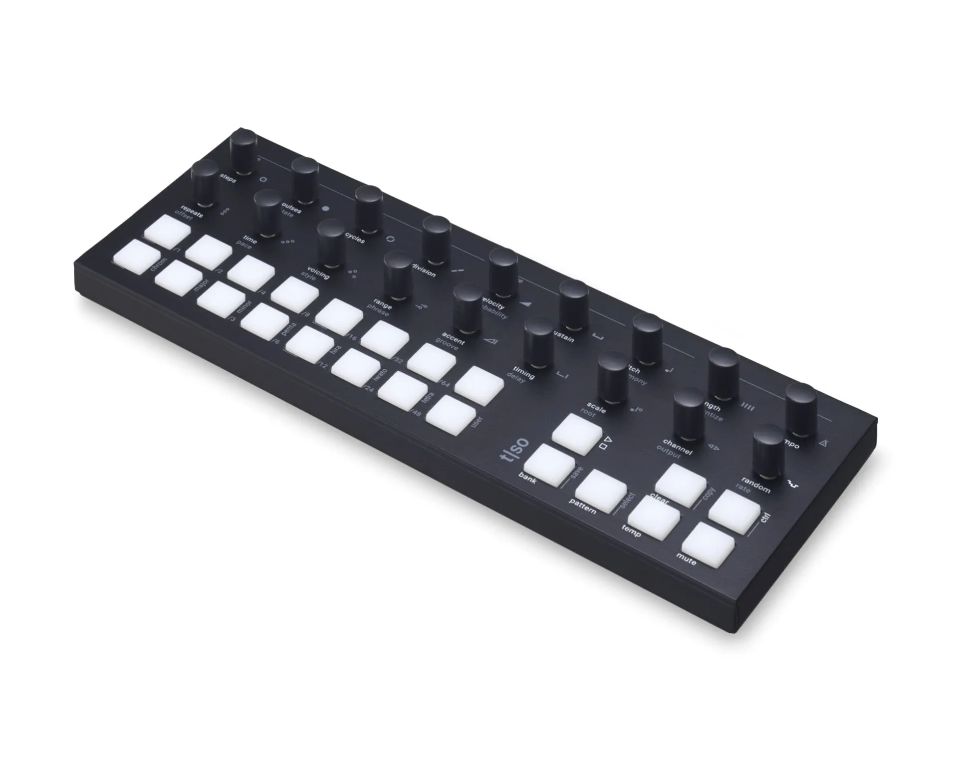 Torso T-1 Algorithmic 16-Track Sequencer - Black