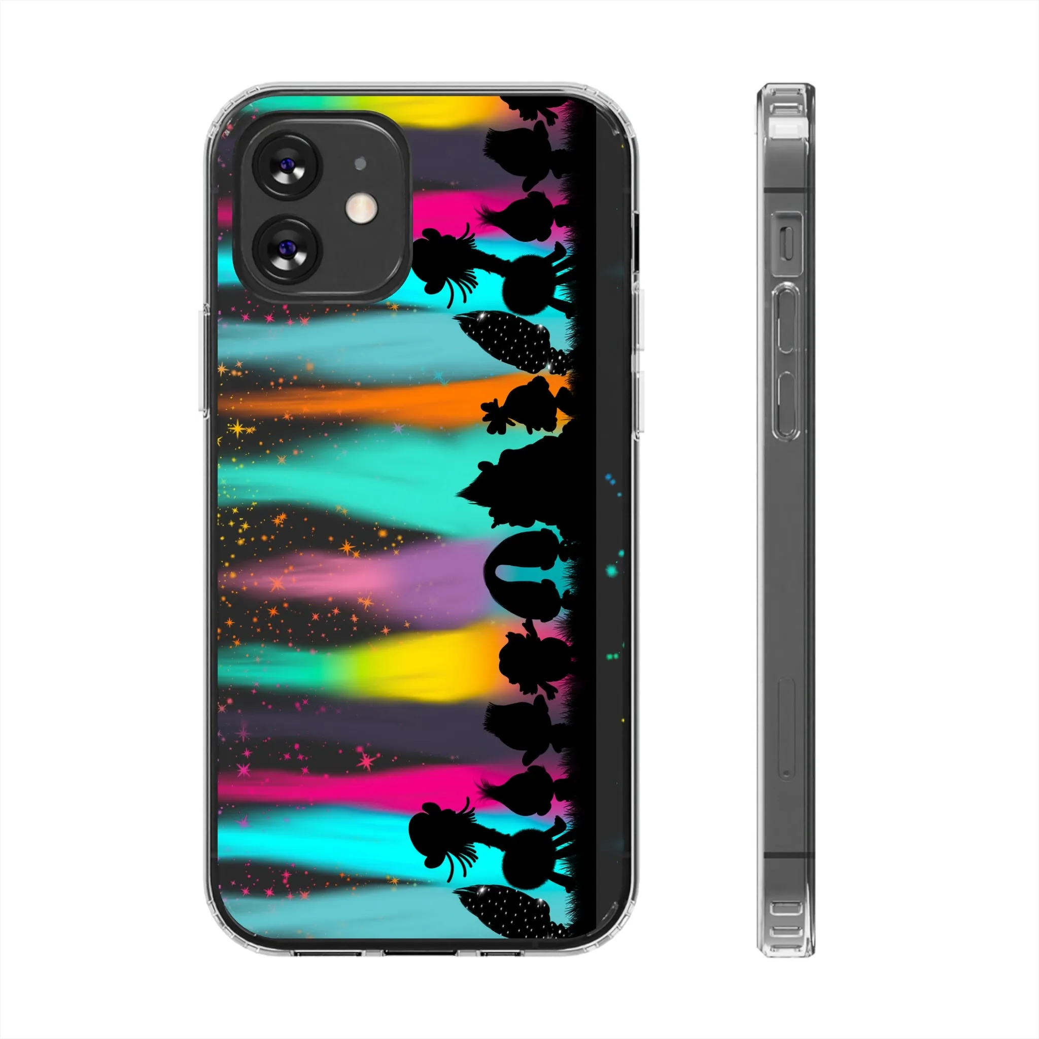 Trolls Border Fan Art Clear Phone Case! Inspired Hand drawn Unique Gift