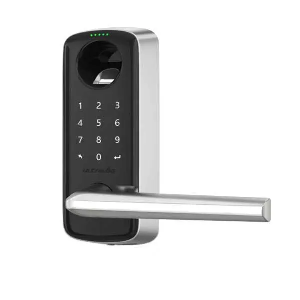 Ultraloq - Electronic Smart Lever Set - Finger Print Reader - Bluetooth - Touchscreen Keypad - Key Override