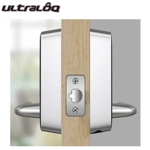 Ultraloq - Electronic Smart Lever Set - Finger Print Reader - Bluetooth - Touchscreen Keypad - Key Override