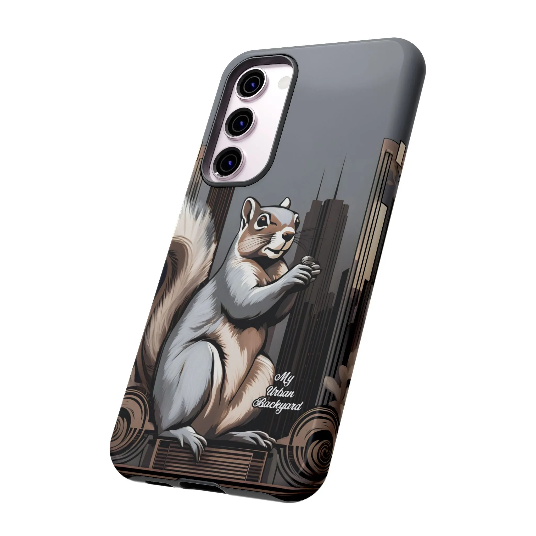 Urban Gray Squirrel, Cell Phone Case - Apple, Samsung, or Google Pixel