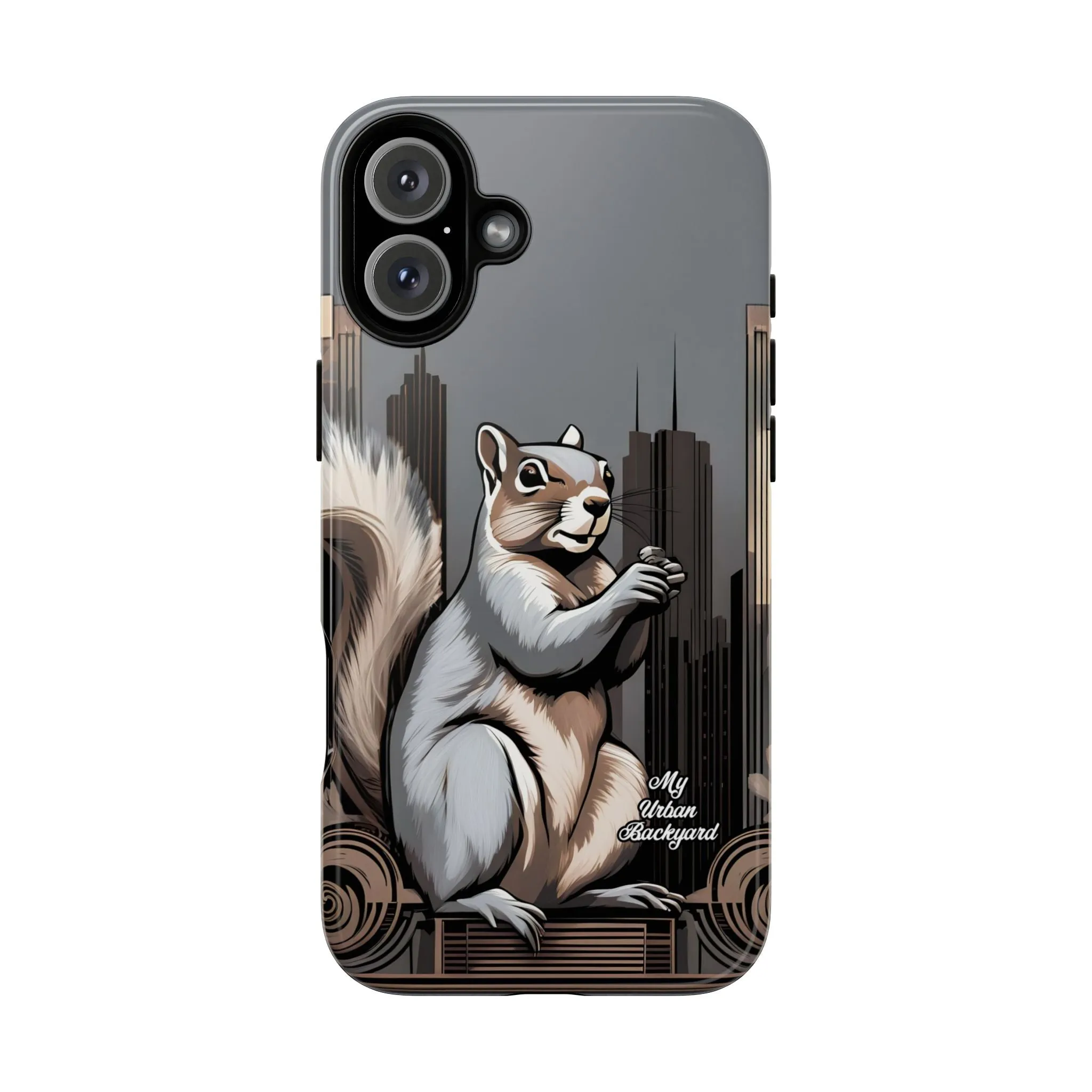 Urban Gray Squirrel, Cell Phone Case - Apple, Samsung, or Google Pixel