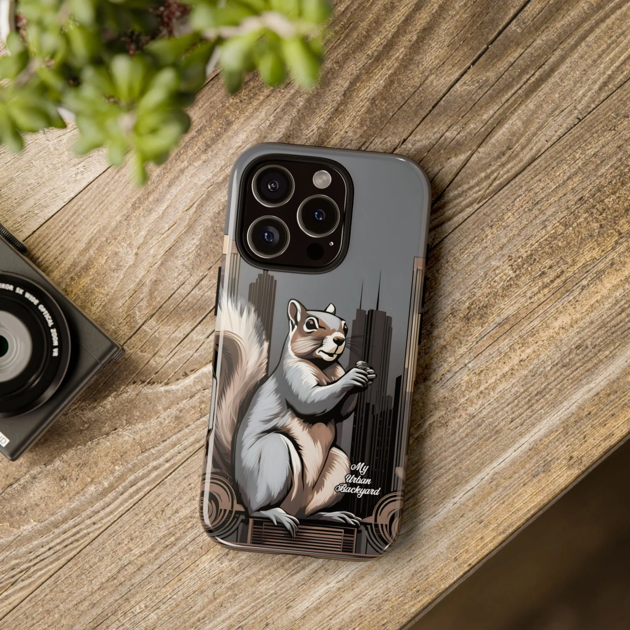 Urban Gray Squirrel, Cell Phone Case - Apple, Samsung, or Google Pixel