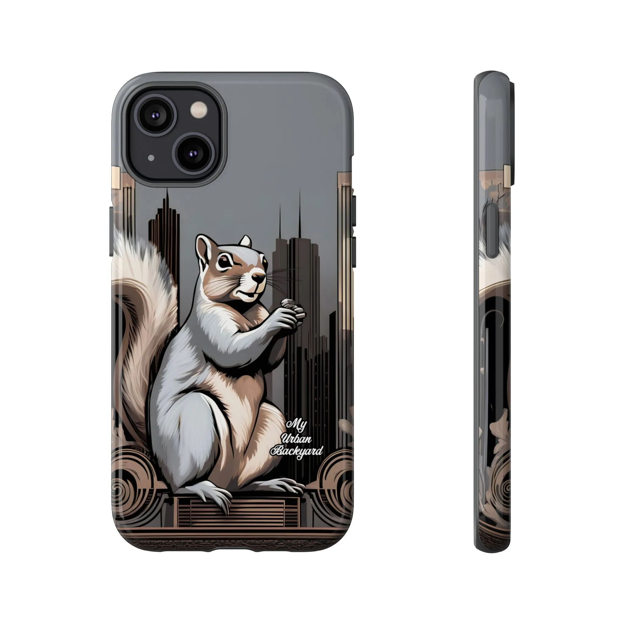 Urban Gray Squirrel, Cell Phone Case - Apple, Samsung, or Google Pixel