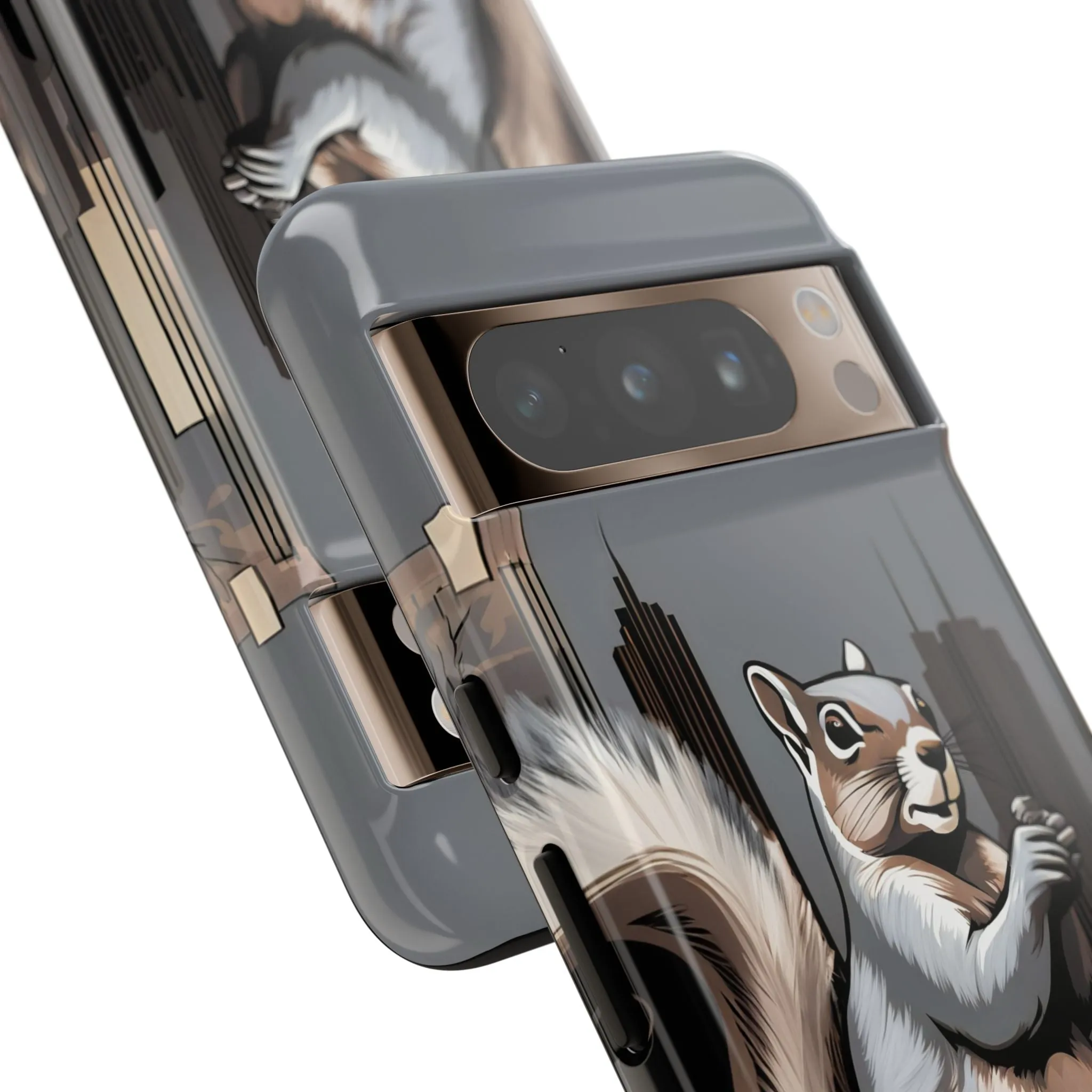 Urban Gray Squirrel, Cell Phone Case - Apple, Samsung, or Google Pixel