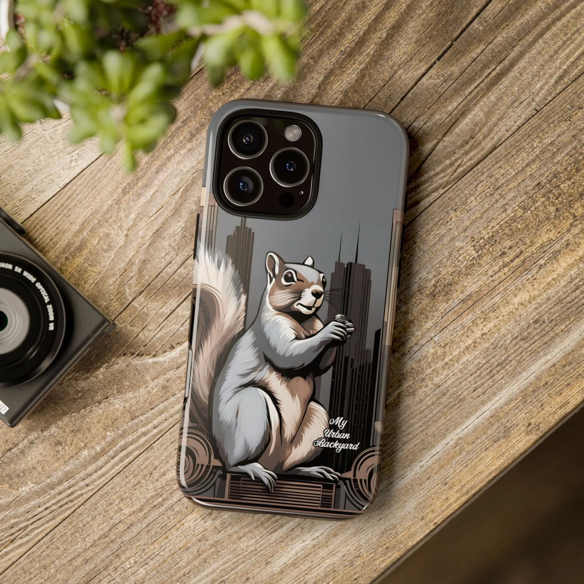 Urban Gray Squirrel, Cell Phone Case - Apple, Samsung, or Google Pixel