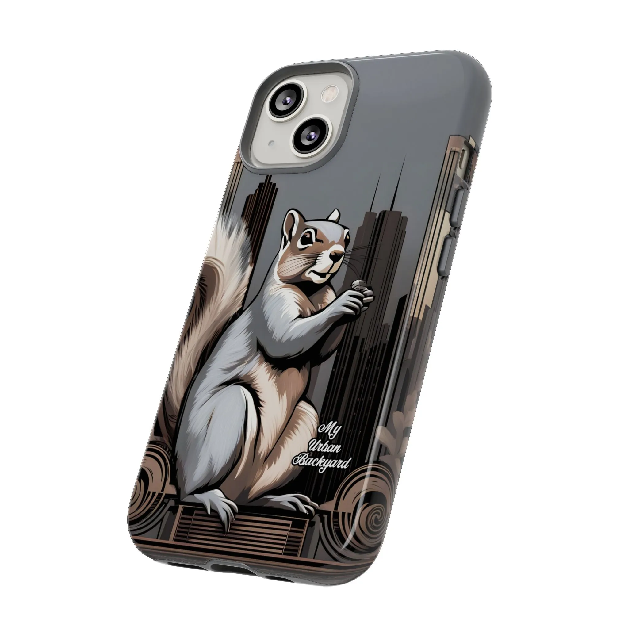 Urban Gray Squirrel, Cell Phone Case - Apple, Samsung, or Google Pixel