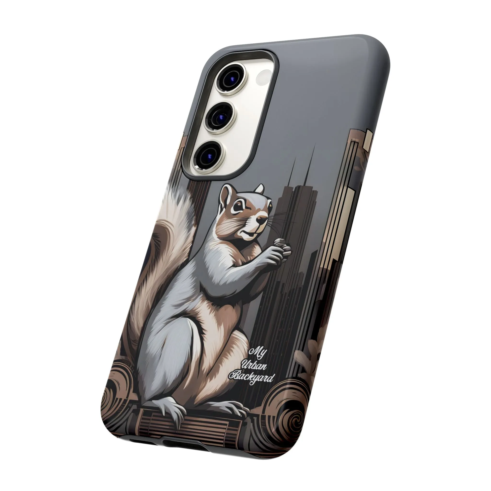 Urban Gray Squirrel, Cell Phone Case - Apple, Samsung, or Google Pixel