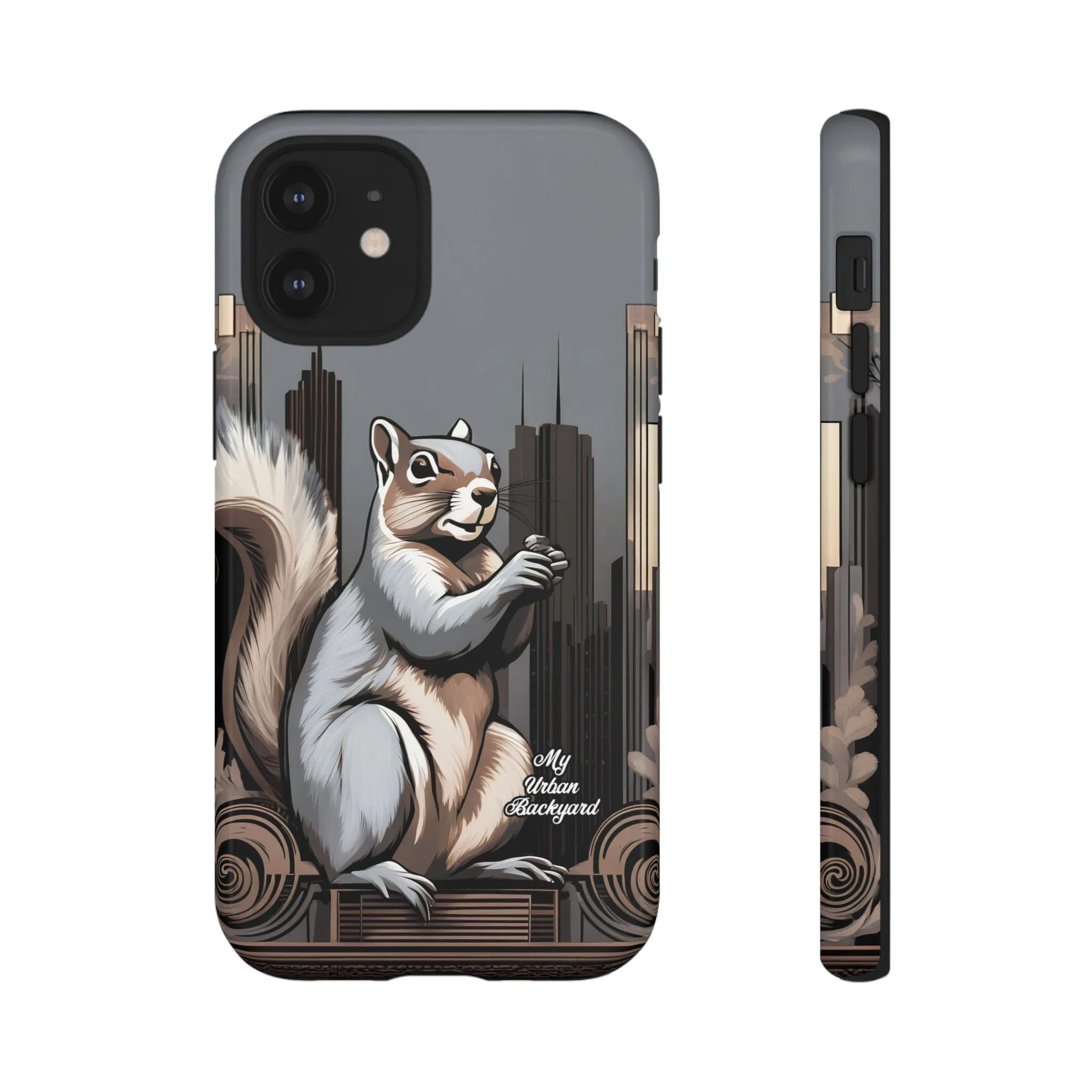 Urban Gray Squirrel, Cell Phone Case - Apple, Samsung, or Google Pixel