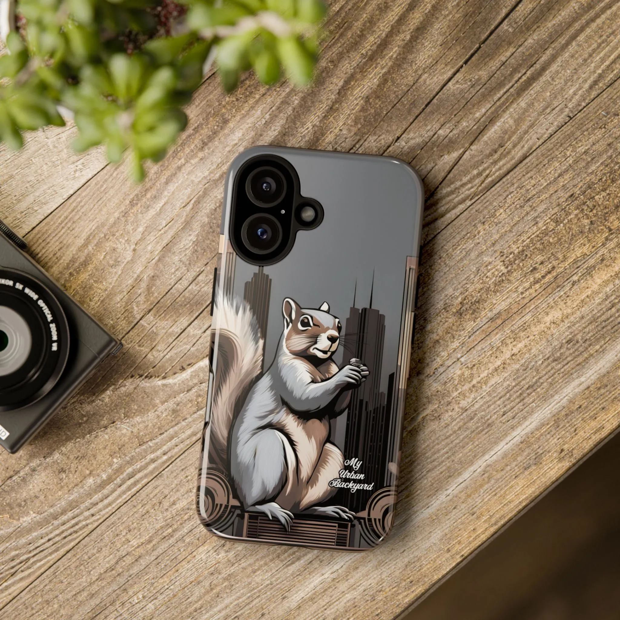 Urban Gray Squirrel, Cell Phone Case - Apple, Samsung, or Google Pixel