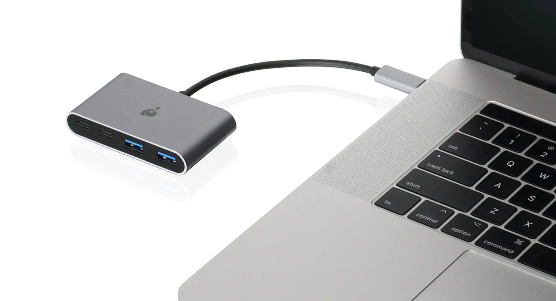 USB-C 10G 4-Port hub w/ 100 W Power Delivery 3.0 Pass-Through