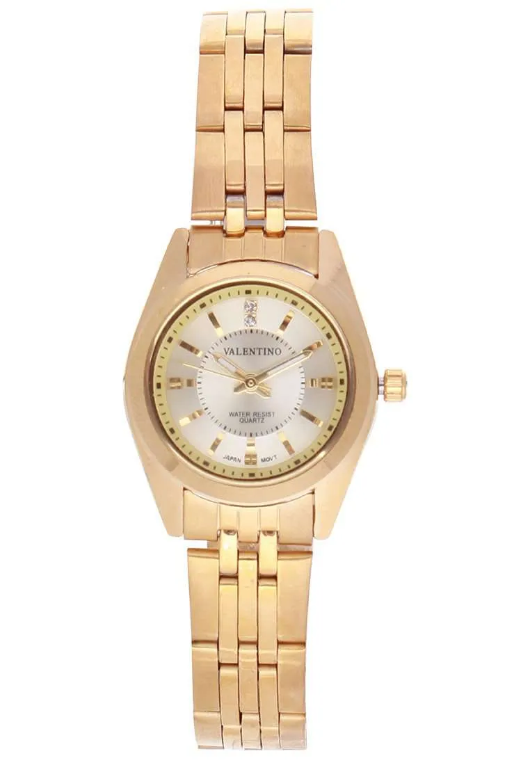 Valentino 20121691-GOLD - GOLD DIAL Stainless Steel Watch for Women